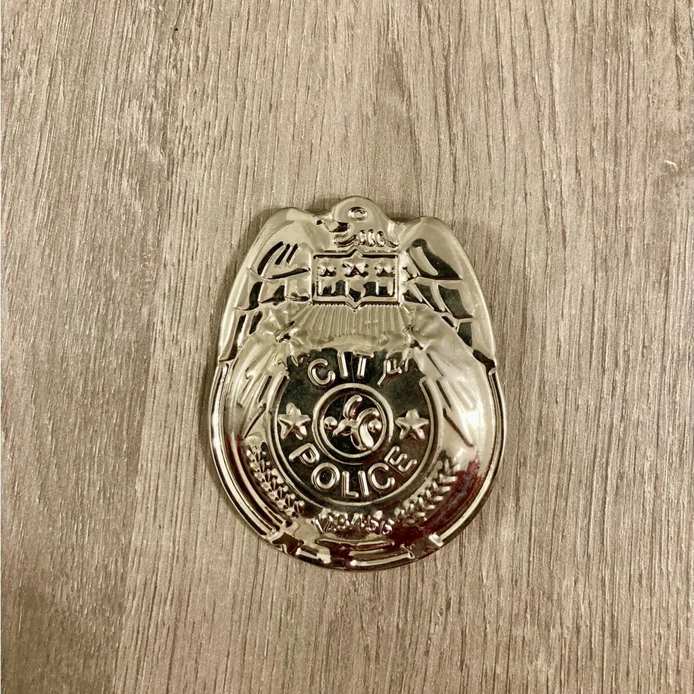 Halloween City Police Silver-tone Brooch/Pin Unisex